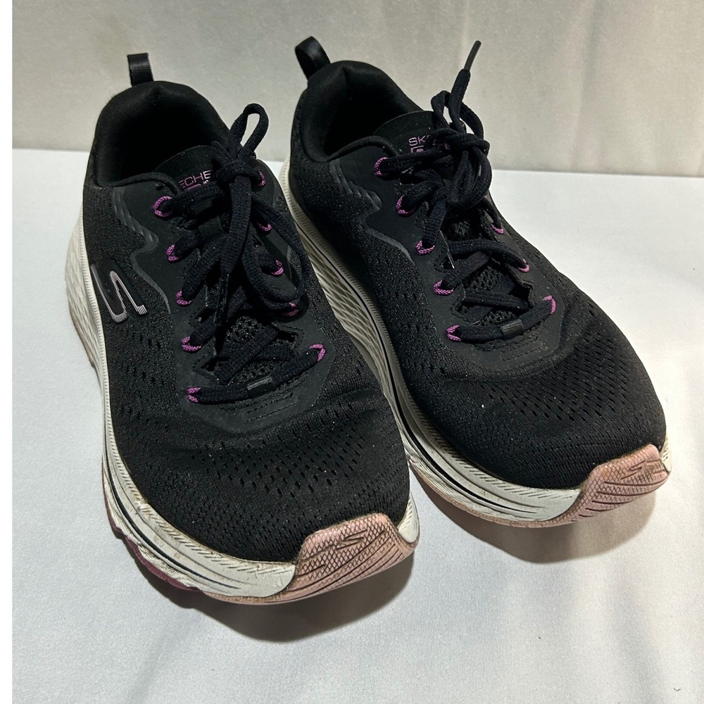 Skechers‎ Gorun Air Cooled Women's Running Shoes Black Purple Size 9 Sneakers